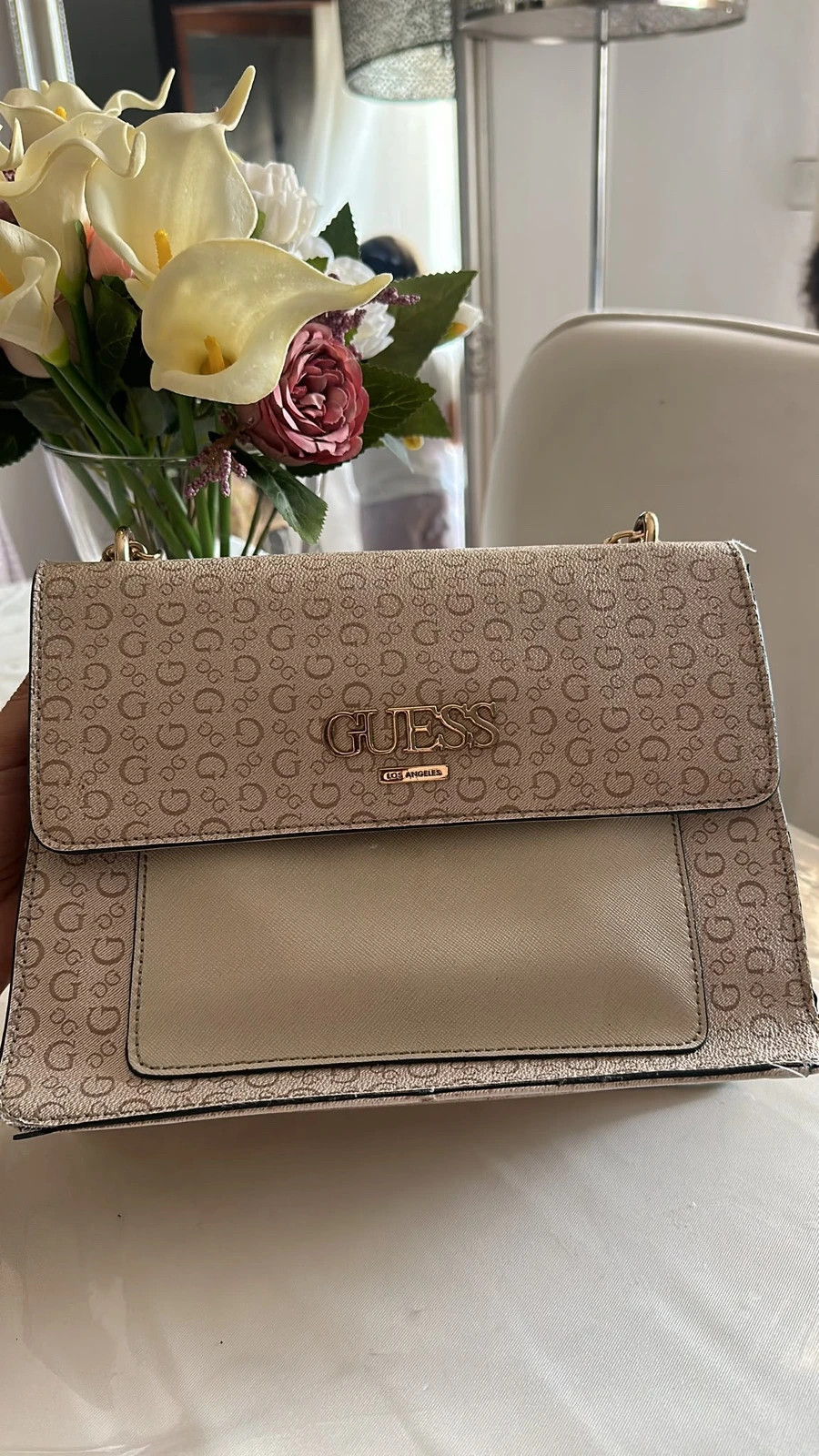 Bolso Guess color beige – GUESS 2