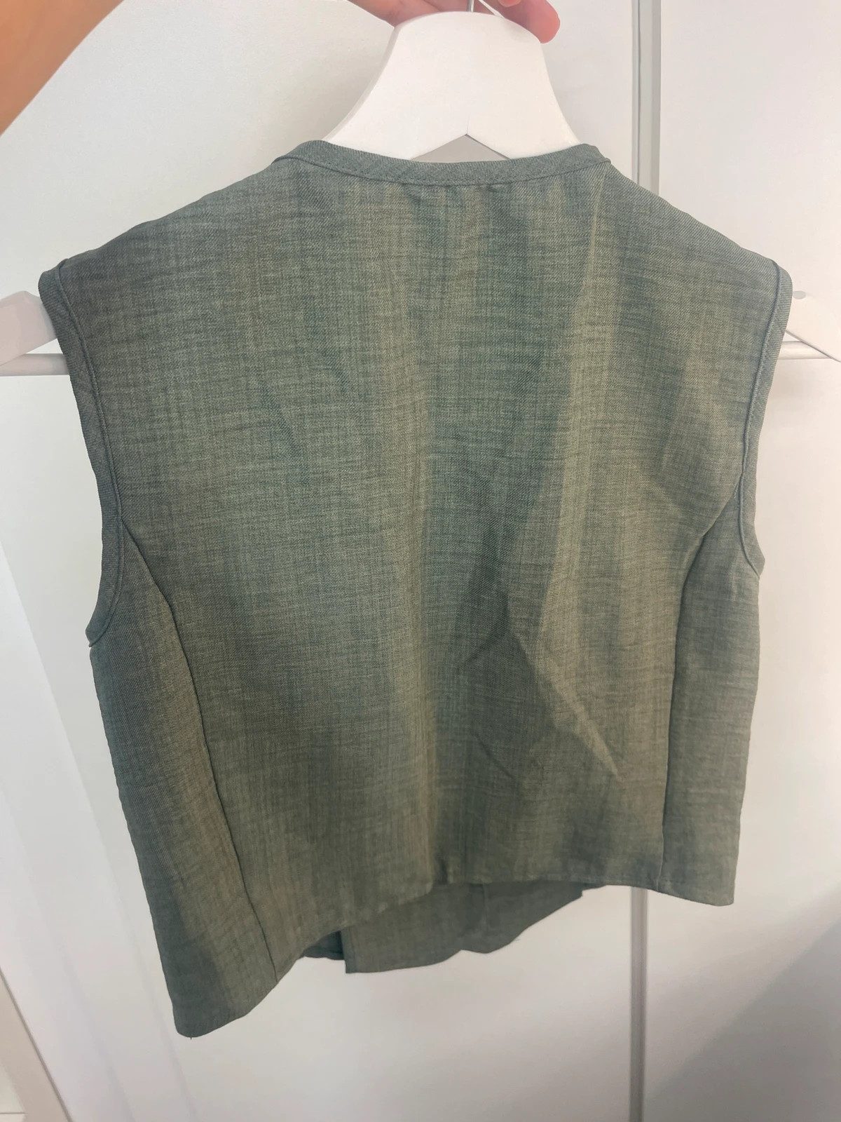 Chaleco color verde mujer – taille S / 36 / 8 4