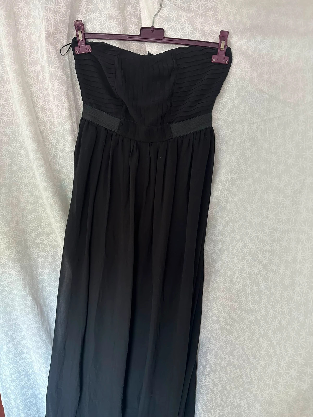 Vestido negro largo sin manga de fiesta – taille S / 36 / 8 2