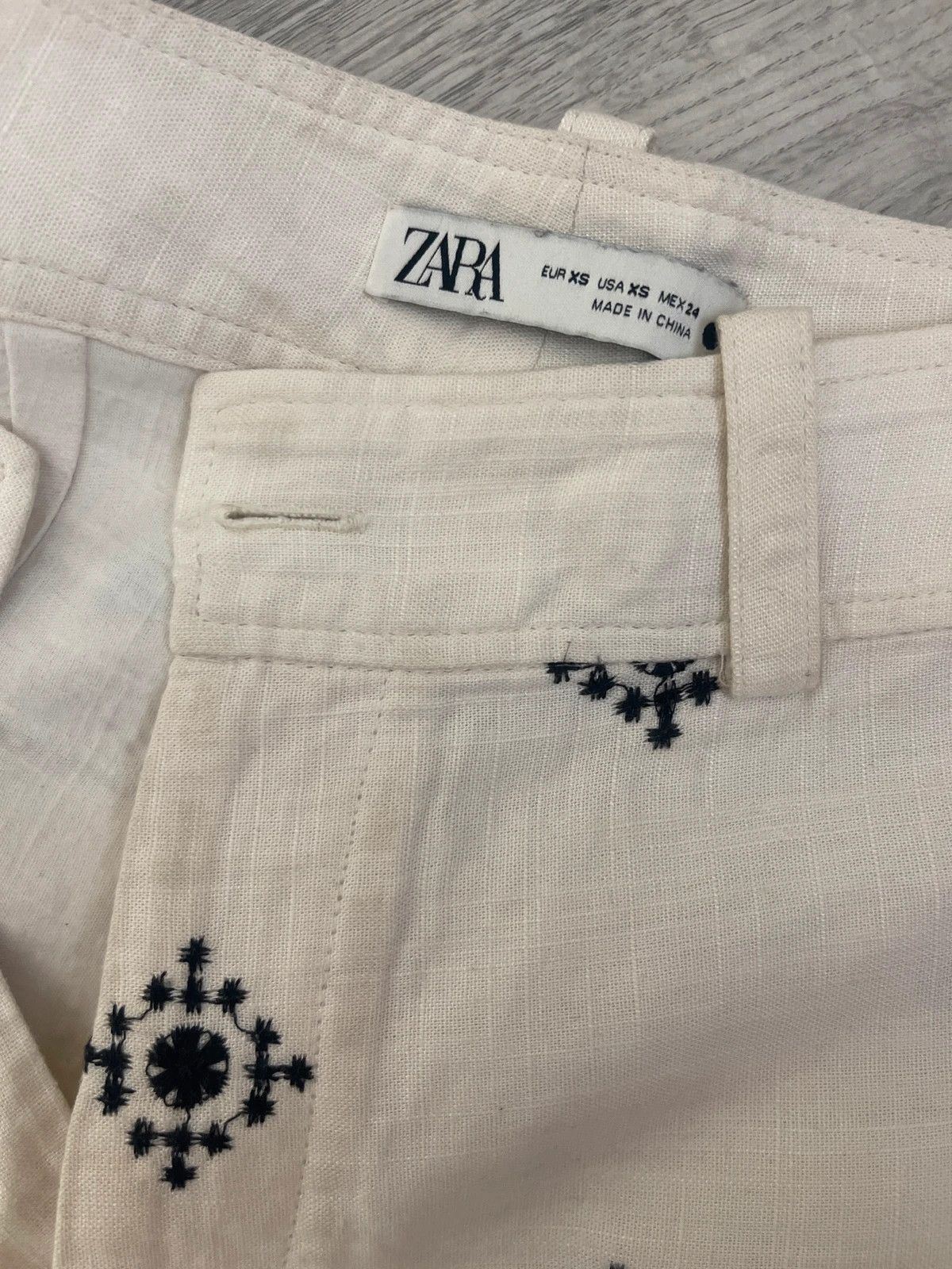 Pantalón Zara blanco – Zara – taille XS / 34 / 6 5
