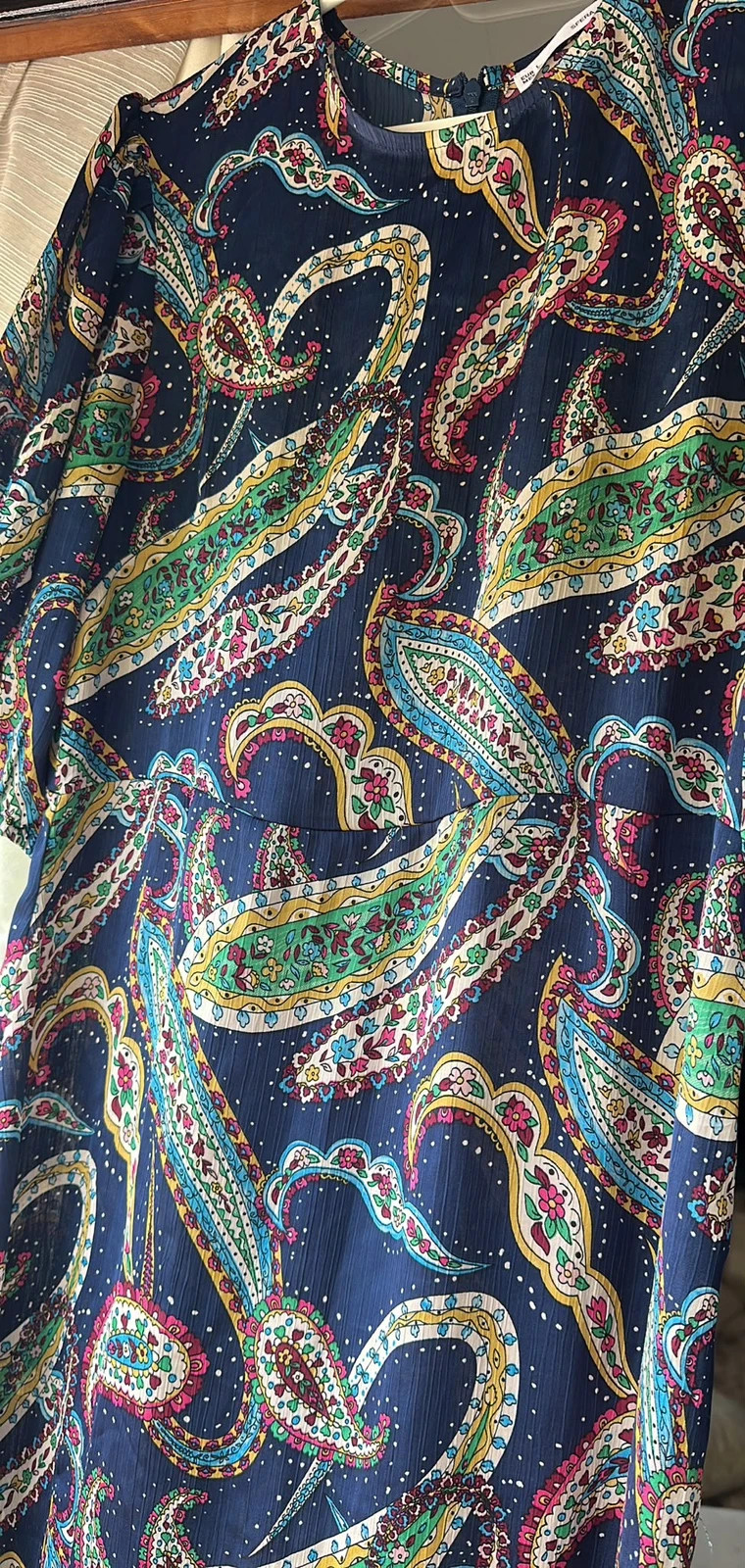 Vestido azul estampado – Sfera – taille L / 40 / 12 3