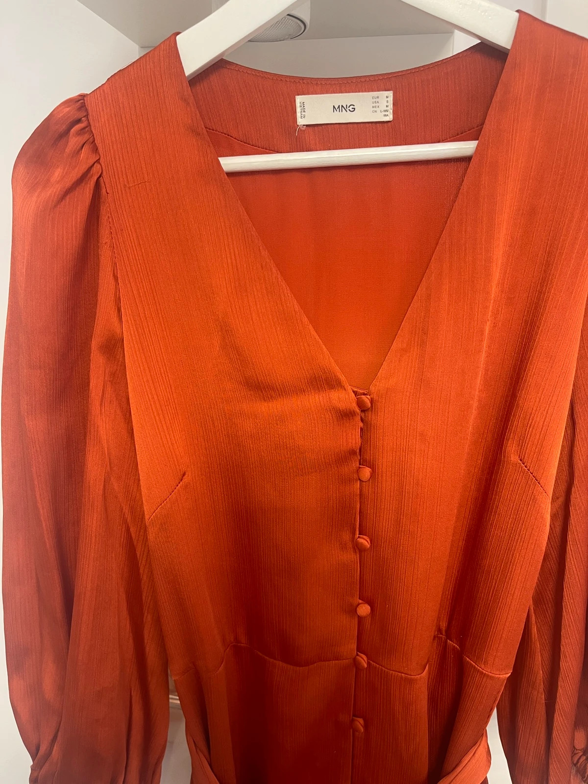 Vestido naranja graduación/eventos.. – Mango – taille M / 38 / 10 4
