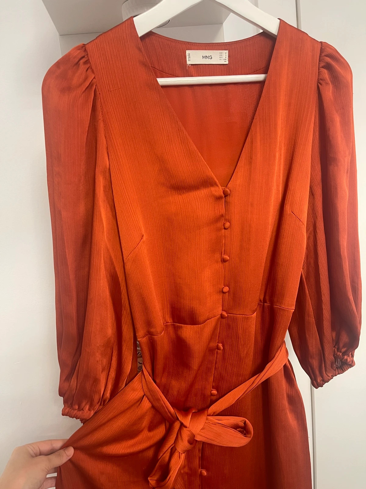 Vestido naranja graduación/eventos.. – Mango – taille M / 38 / 10 2