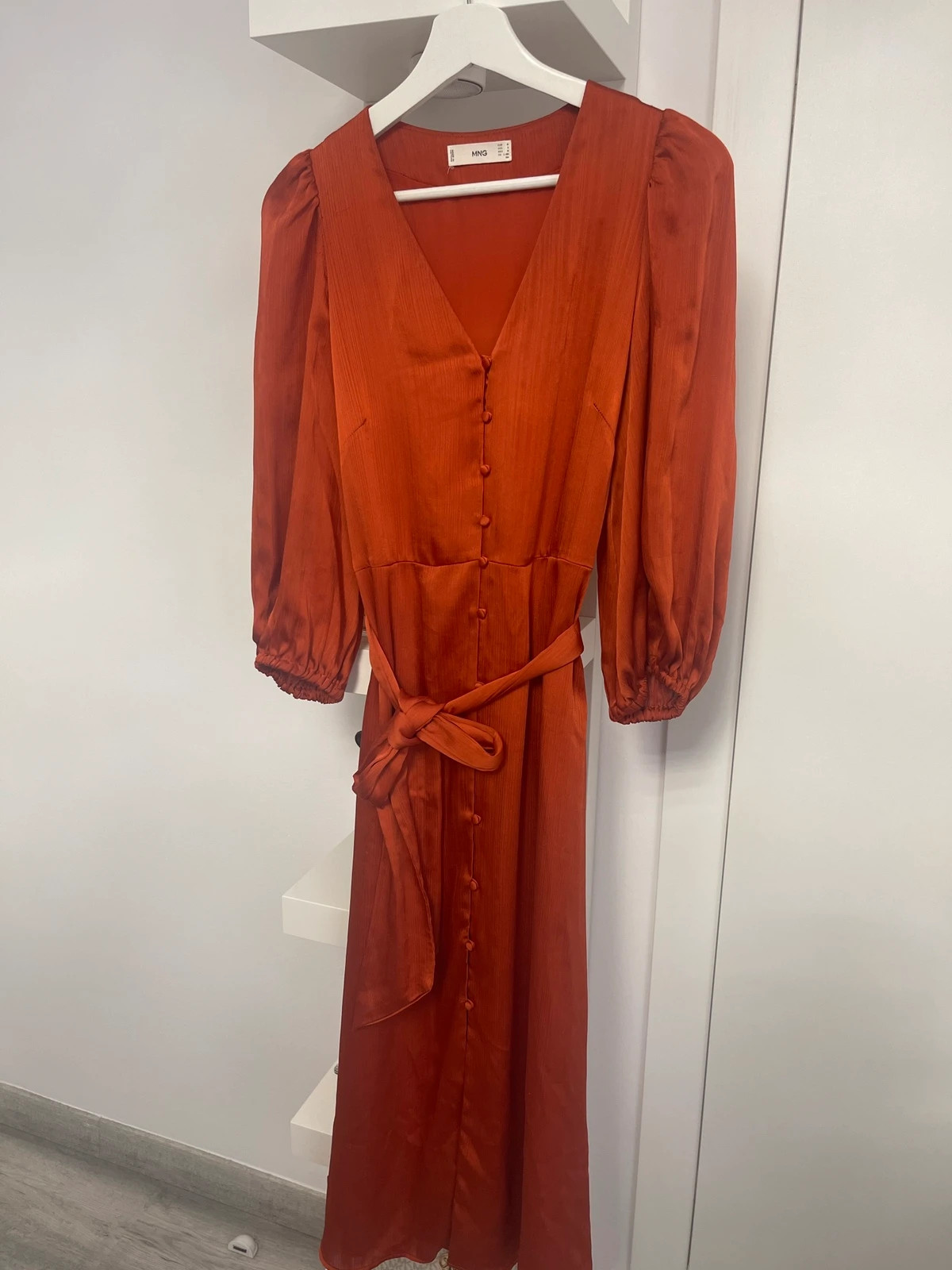 Vestido naranja graduación/eventos.. – Mango – taille M / 38 / 10 5