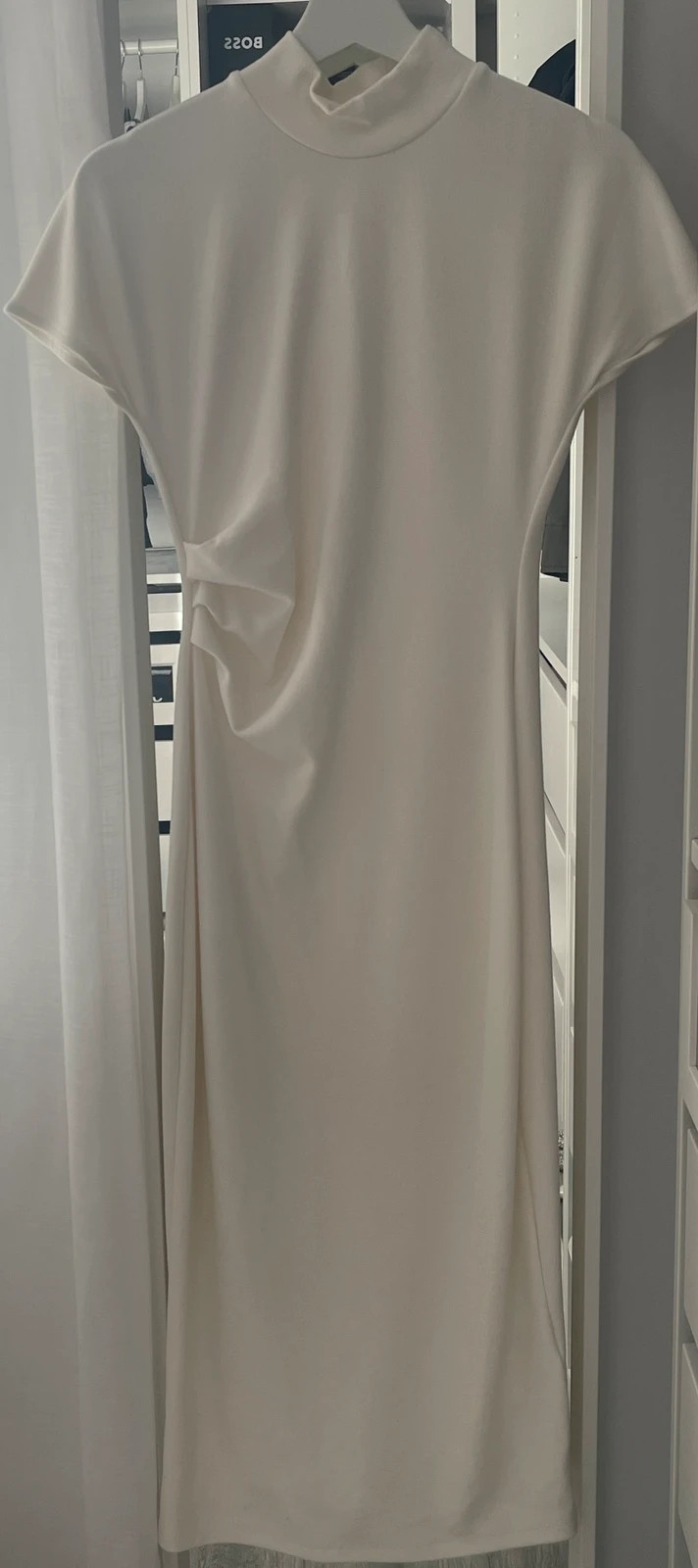 Vestido blanco midi puntos nuevo – Zara – taille M / 38 / 10 2