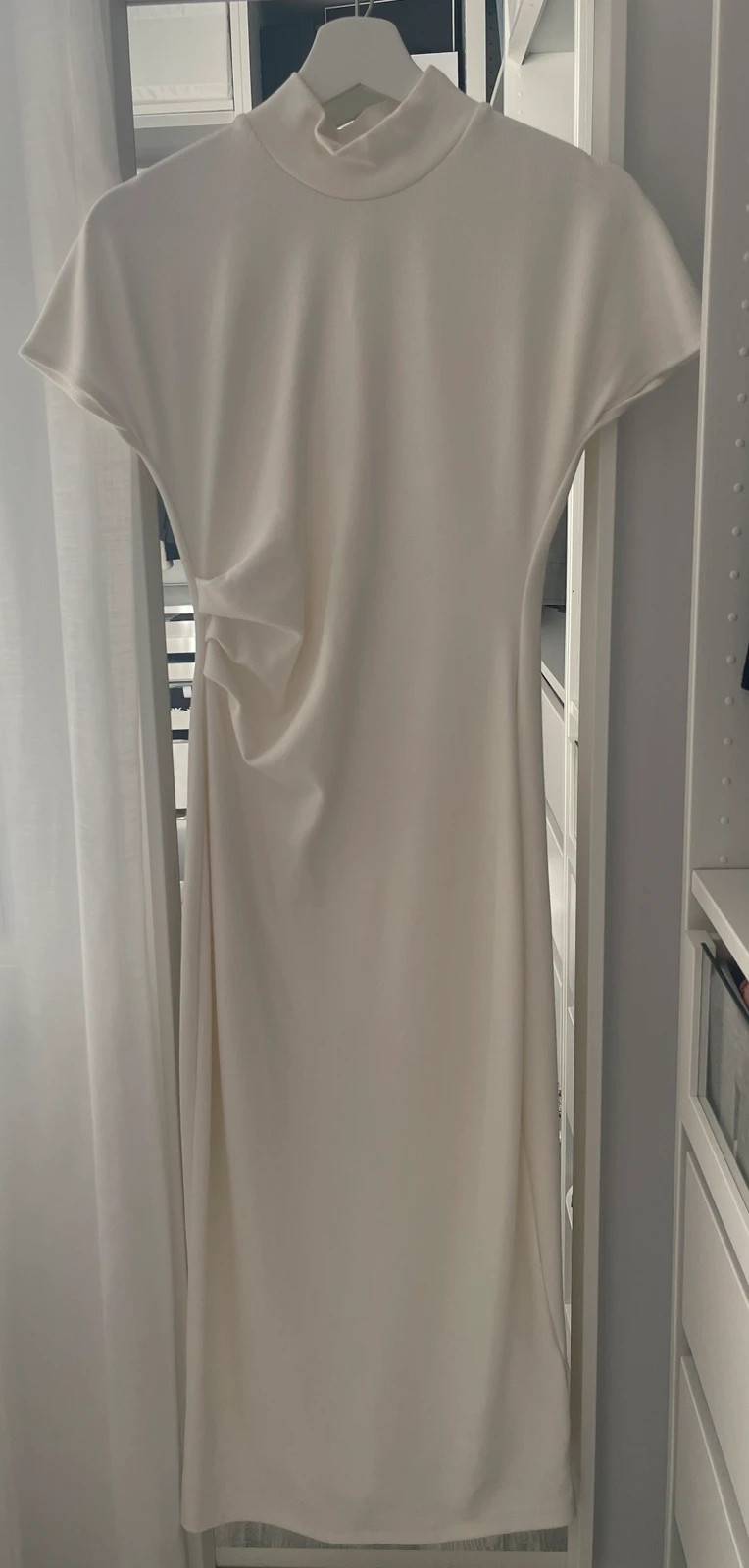 Vestido blanco midi puntos nuevo – Zara – taille M / 38 / 10 3