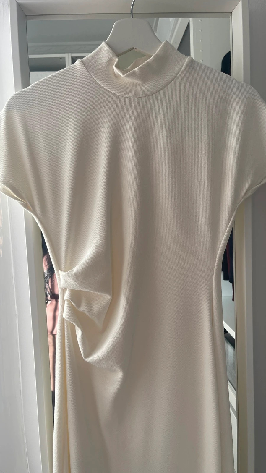 Vestido blanco midi puntos nuevo – Zara – taille M / 38 / 10 4