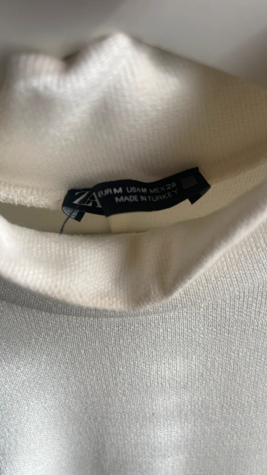 Vestido blanco midi puntos nuevo – Zara – taille M / 38 / 10 5