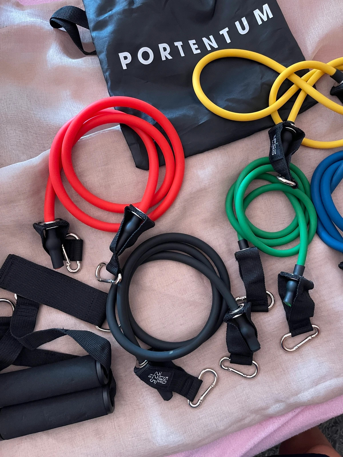 5 gomas elásticas musculación nuevas a estrenar – portentum – taille Taille unique 3