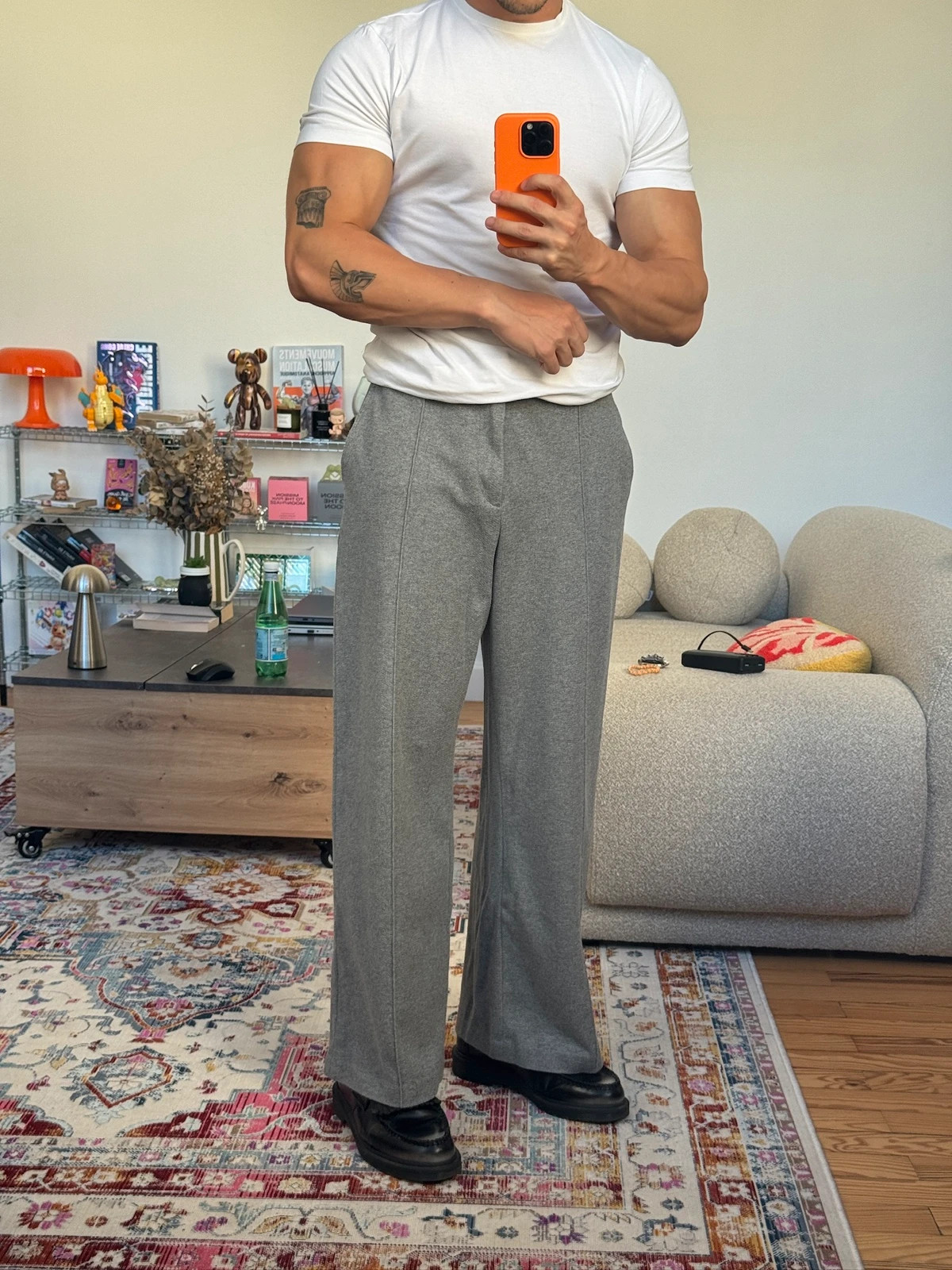 Pantalon Uniqlo gris doux – Uniqlo – taille M 2