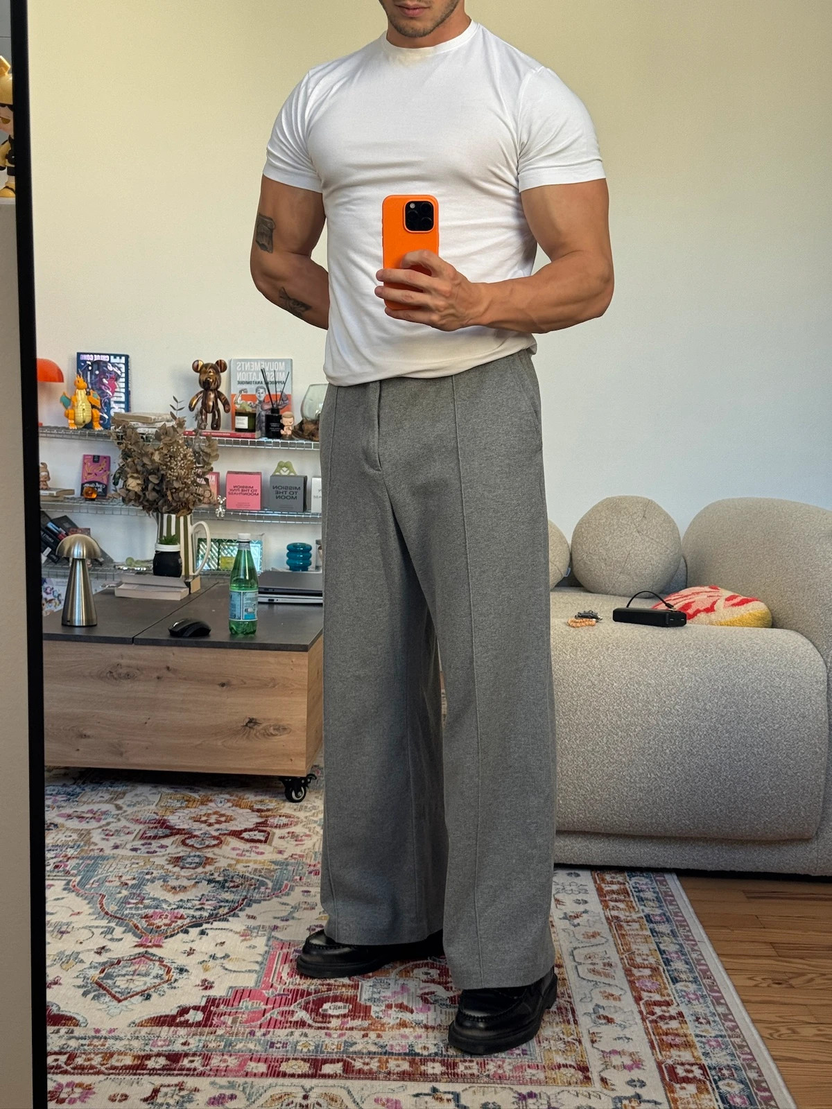 Pantalon Uniqlo gris doux – Uniqlo – taille M 3