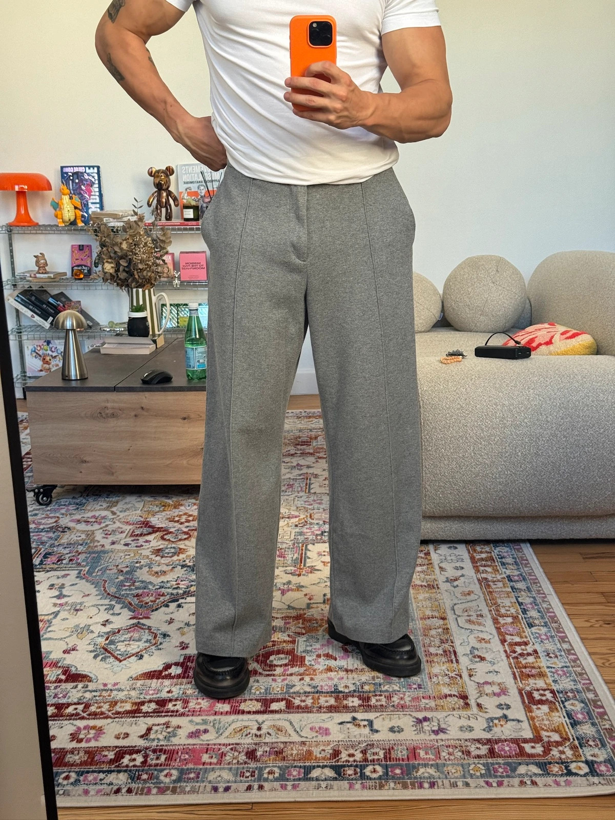 Pantalon Uniqlo gris doux – Uniqlo – taille M 4