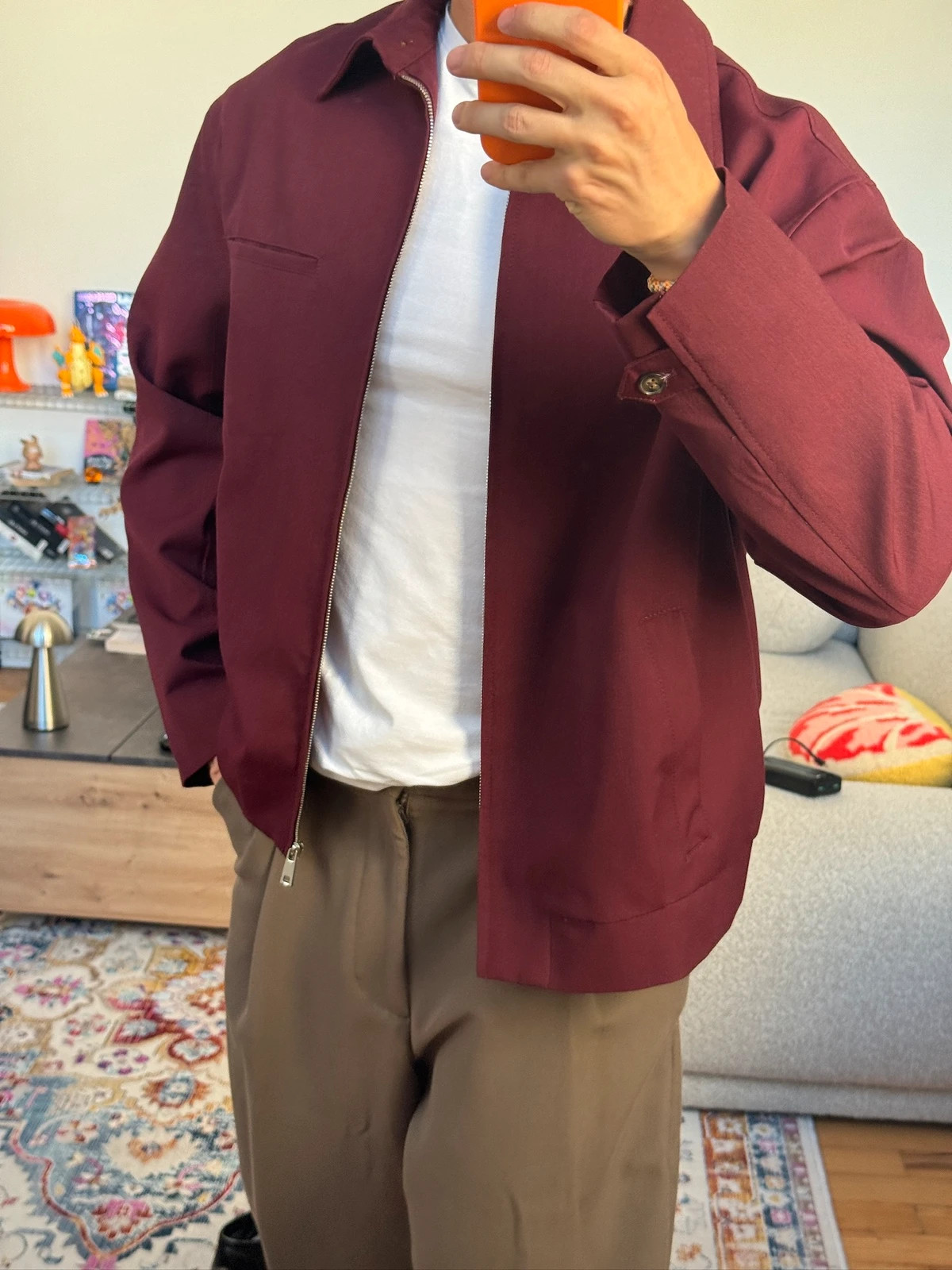 Veste Zara bordeaux très belle – Zara – taille M 5