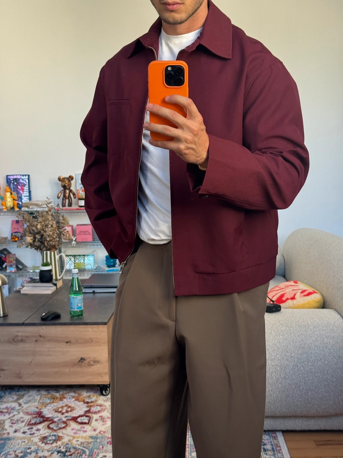 Veste Zara bordeaux très belle – Zara – taille M 2