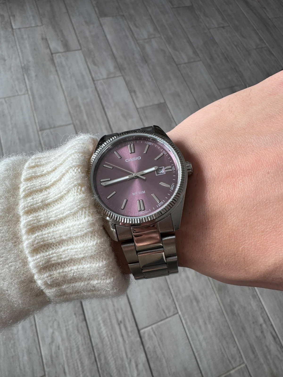 Montre Casio purple / mauve violet – CASIO – taille Taille unique 4