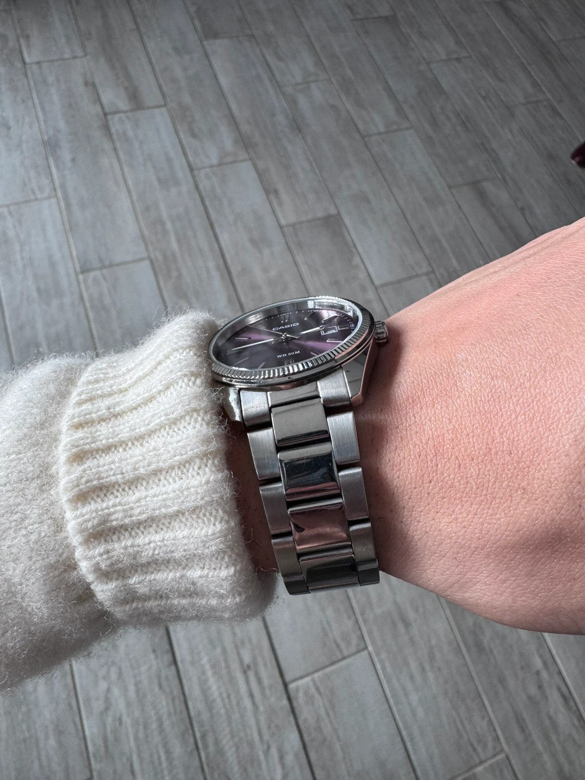 Montre Casio purple / mauve violet – CASIO – taille Taille unique 3