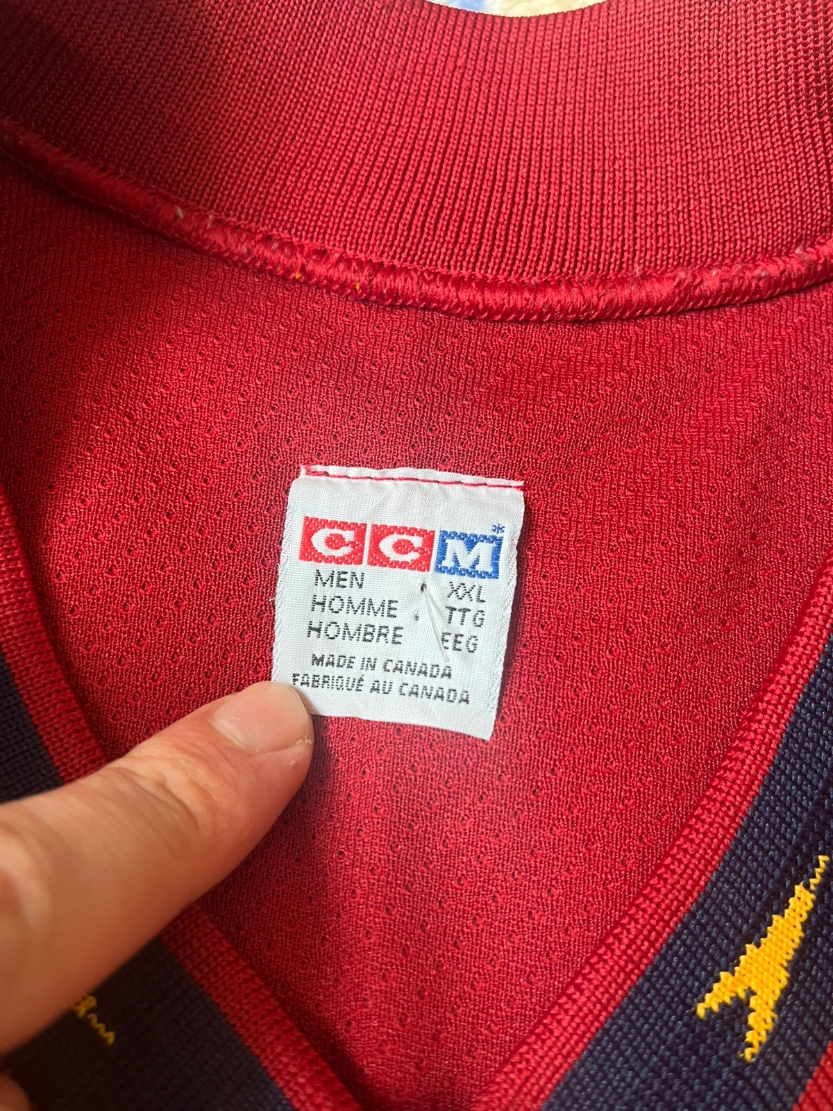 Maillot hockey CCM vintage 90's Made in Canada – XXL – CCM – taille XXL 5