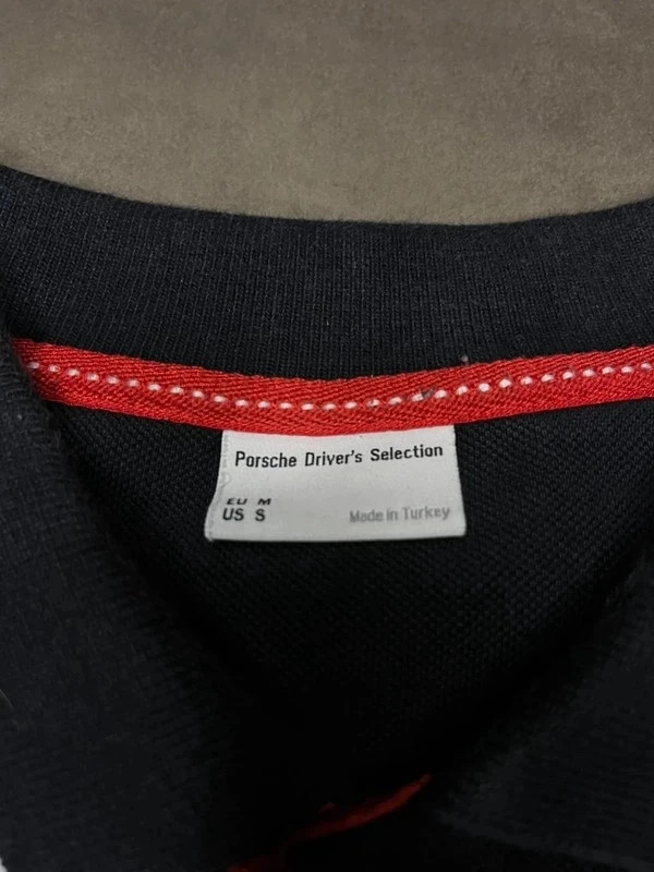 Porsche Driver's Selection polo homme noir manches courtes logo brodé taille S – Porsche – taille S 4