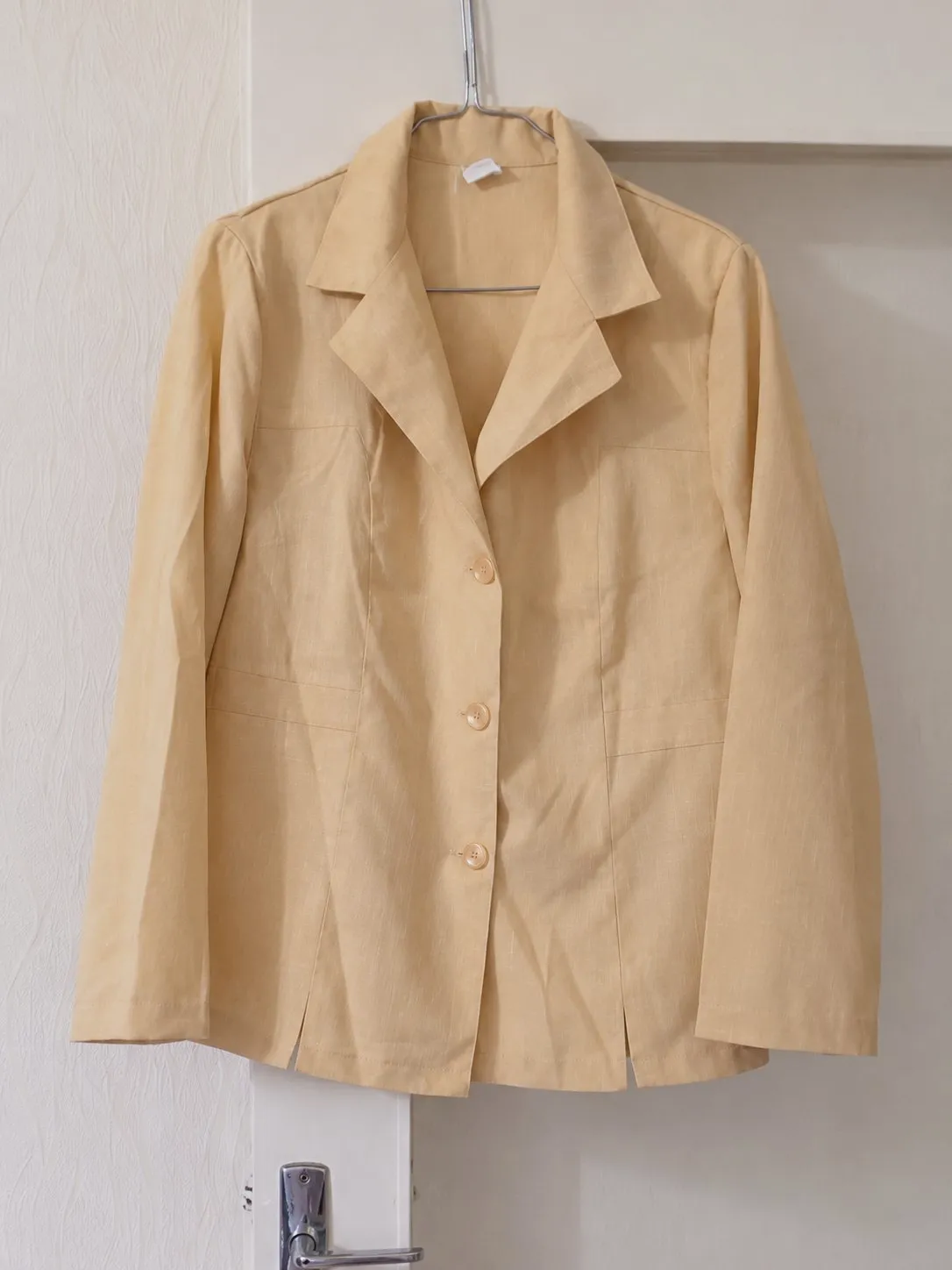 Veste beige légère – Taille 42 – Neuve
