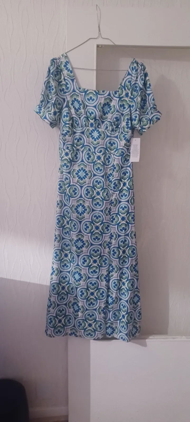 Robe longue Angeleye taille 40 motifs bleu et vert.  – ANGELEYE – taille L 2