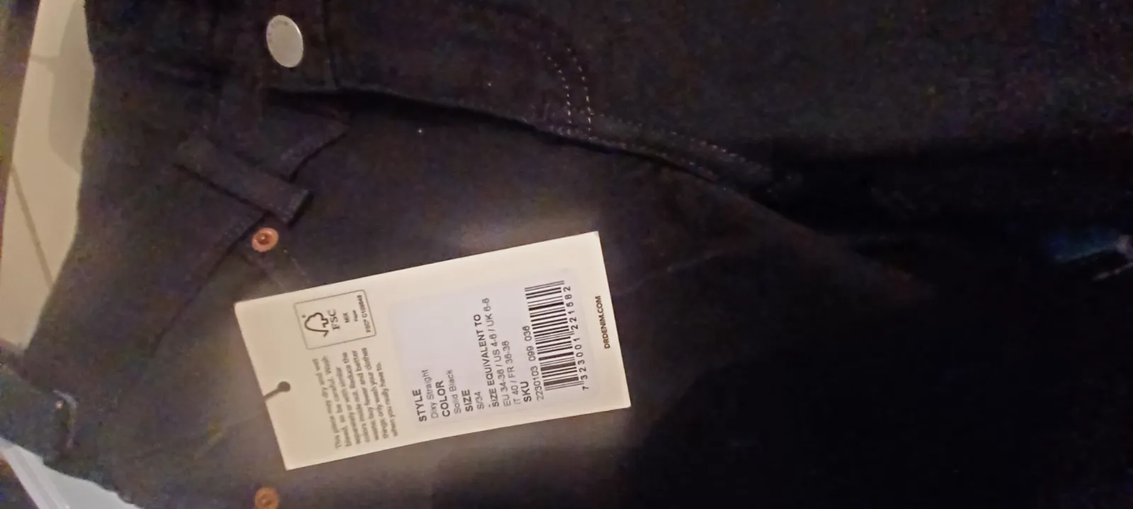 Jean noir DR.DENIM neuf avec étiquette – DR.DENIM – taille S 3