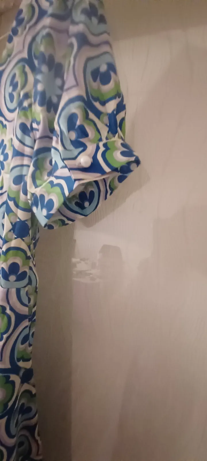 Robe longue Angeleye taille 40 motifs bleu et vert.  – ANGELEYE – taille L 4