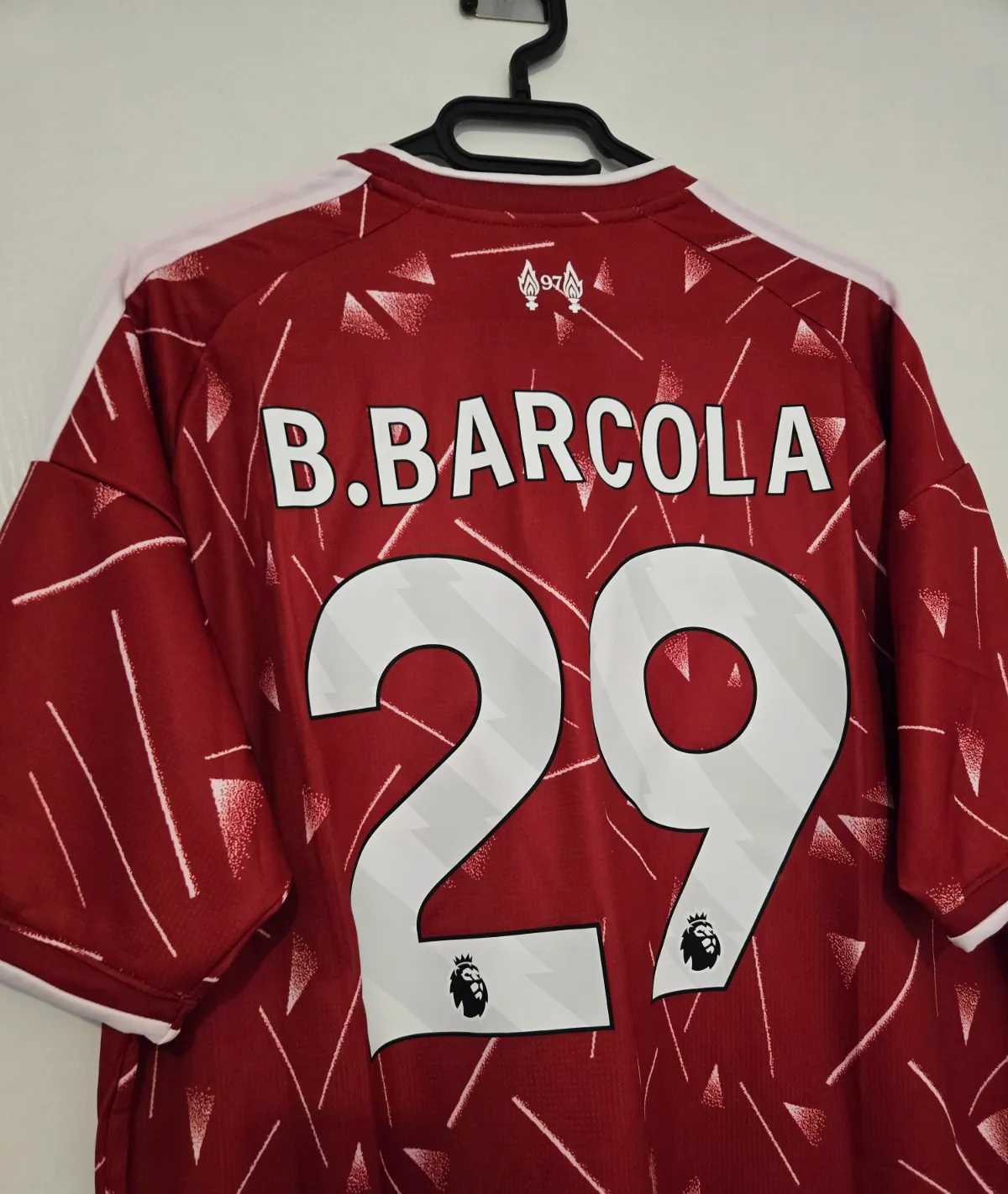 Maillot de football Adidas Liverpool FC Barcola #29 – Adidas – taille XXL 3