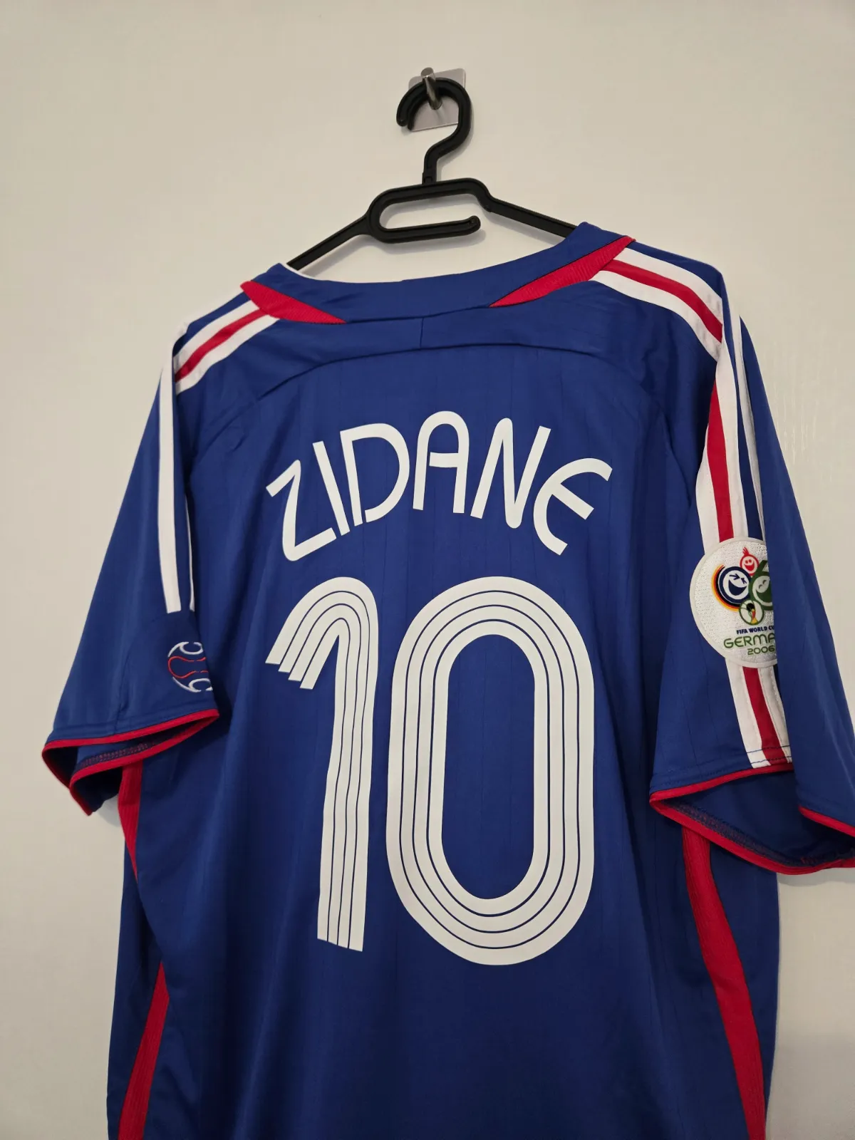 Maillot Adidas Equipe de France Zidane 10 Coupe du Monde 2006  – Adidas – taille XXL 3