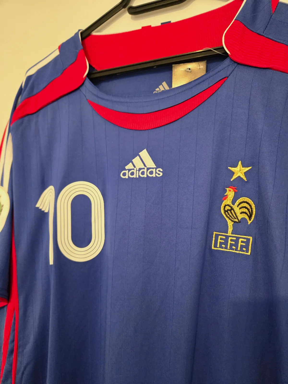 Maillot Adidas Equipe de France Zidane 10 Coupe du Monde 2006  – Adidas – taille XXL 4