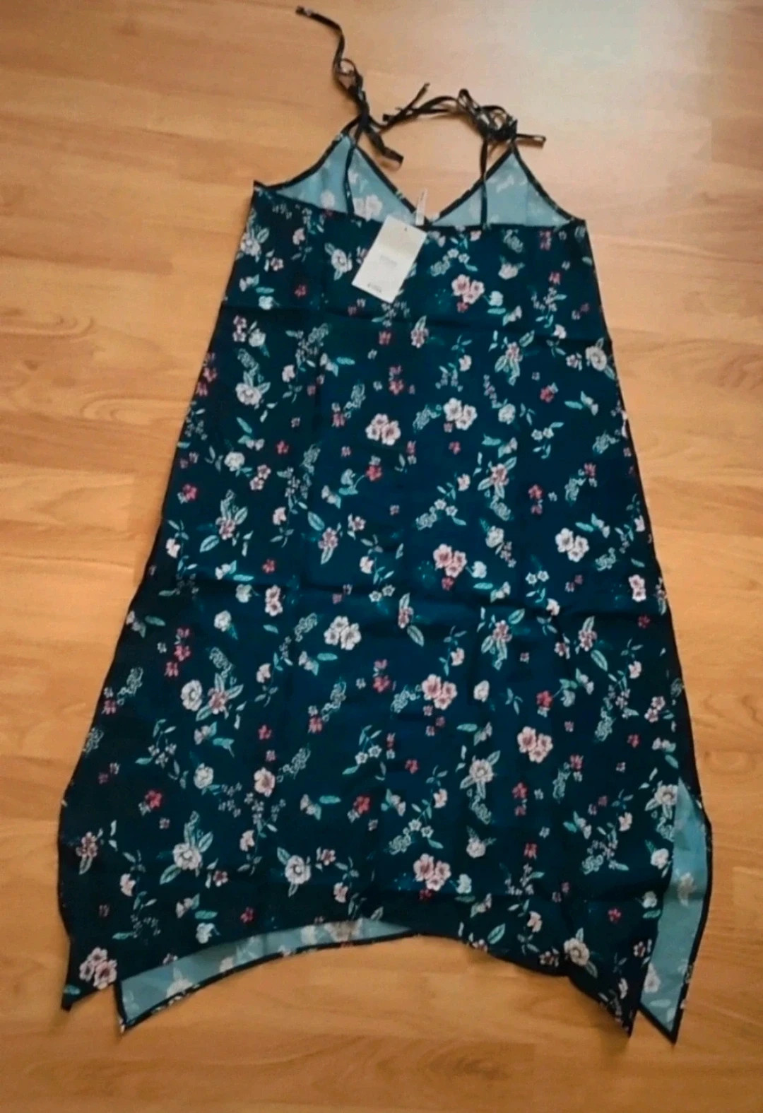 Vestido azul marino floral talla 36 | Veraniego – Lefties – taille S / 36 / 8 2