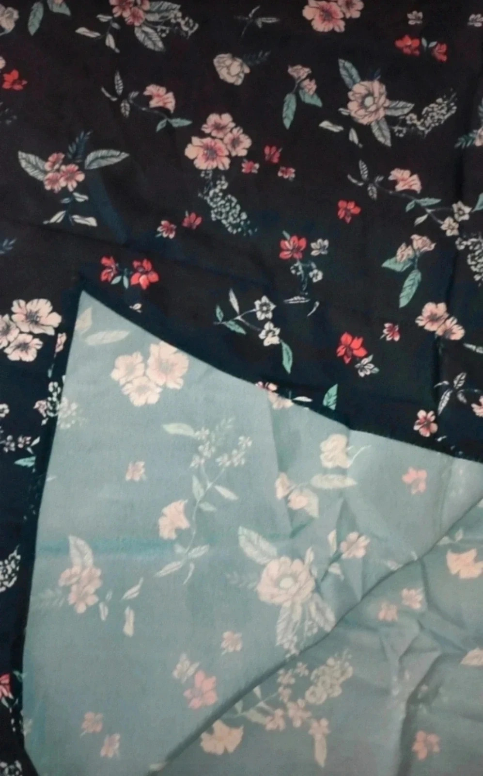Vestido azul marino floral talla 36 | Veraniego – Lefties – taille S / 36 / 8 5
