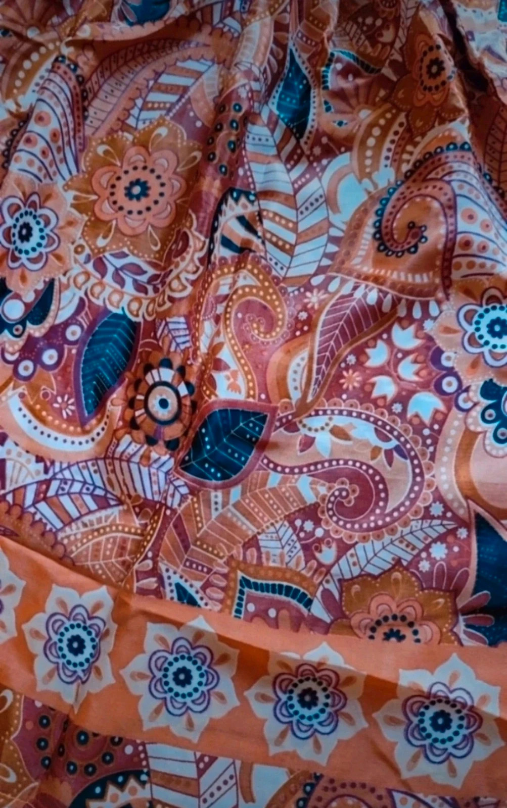 Vestido boho estampado talla única | Ajustable con cinturón – marca local – taille Taille unique 4