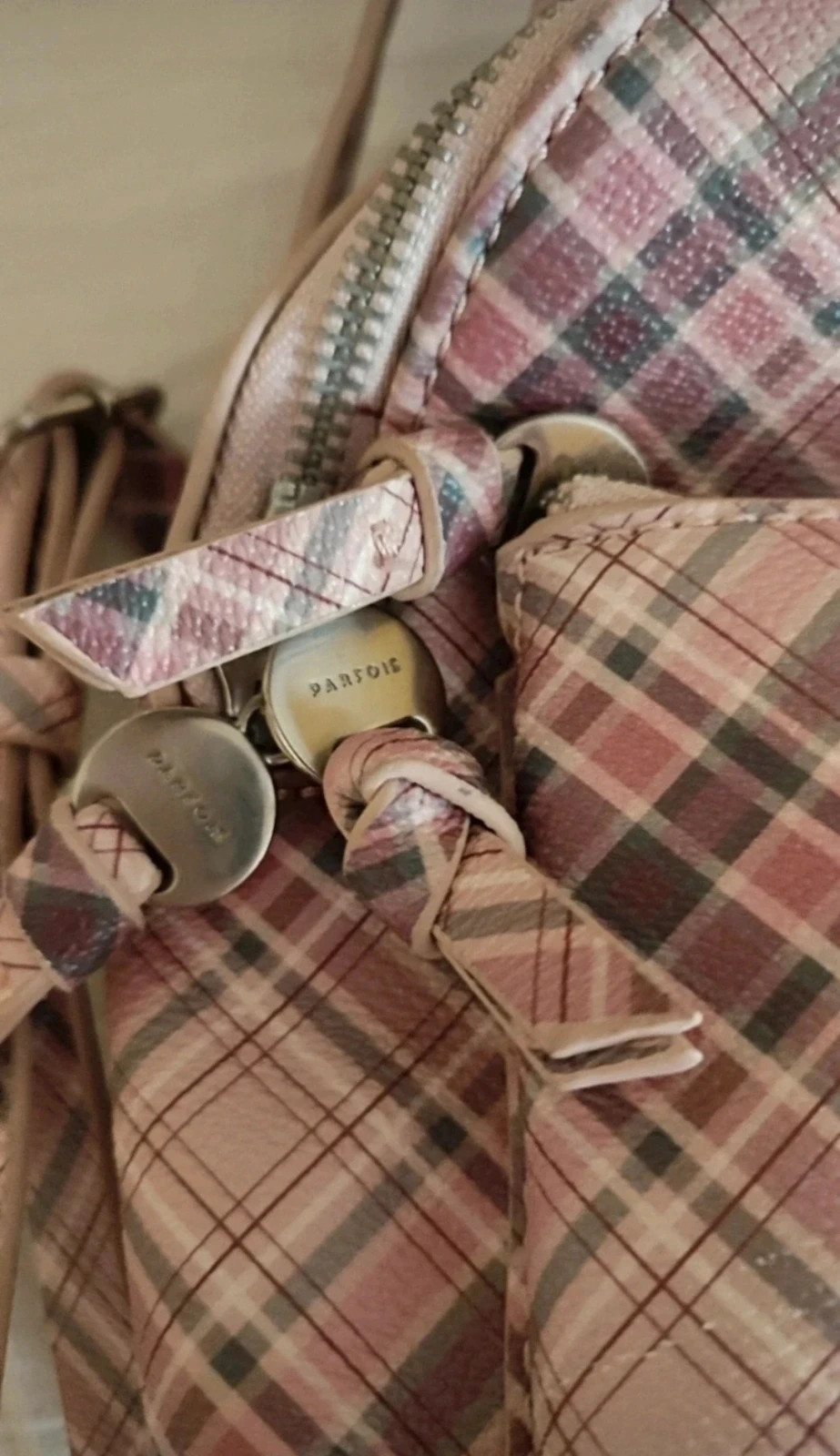 Mochila Parfois de cuadros rosa | Muy poco uso – Parfois 2