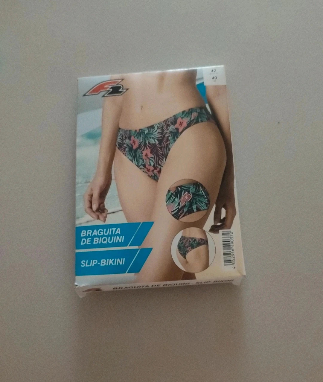 Braga de Bikini Estampado Tropical Talla 40 | Colorida | Ideal para Verano – Lidl – taille L / 40 / 12 5