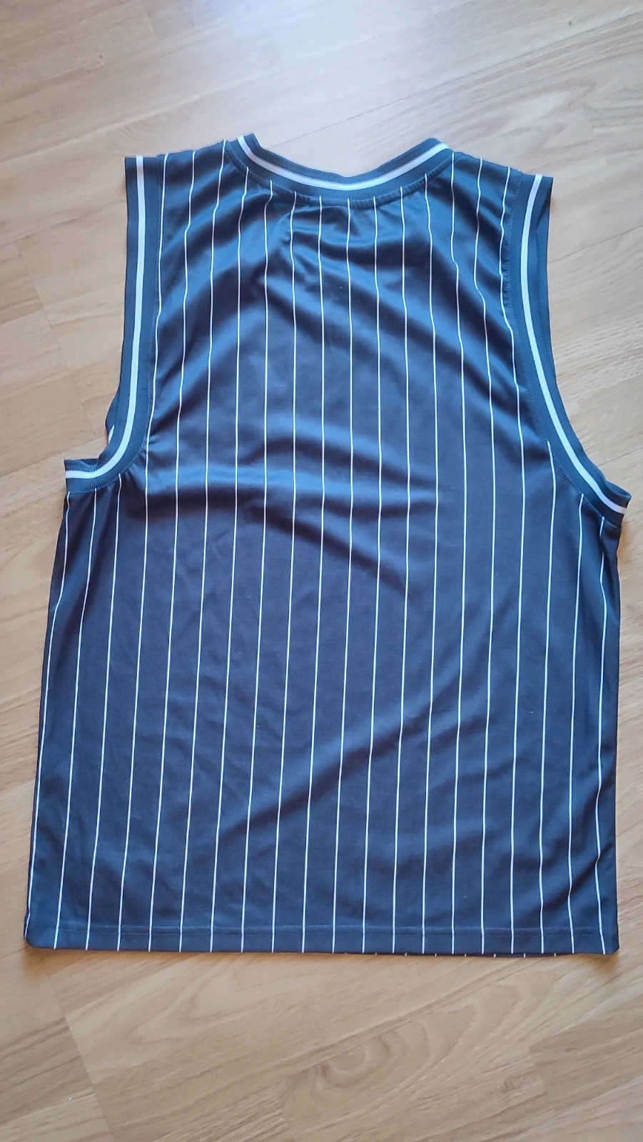Camiseta estilo NBA negra con rayas | Talla M – Primark – taille M / 38 / 10 4