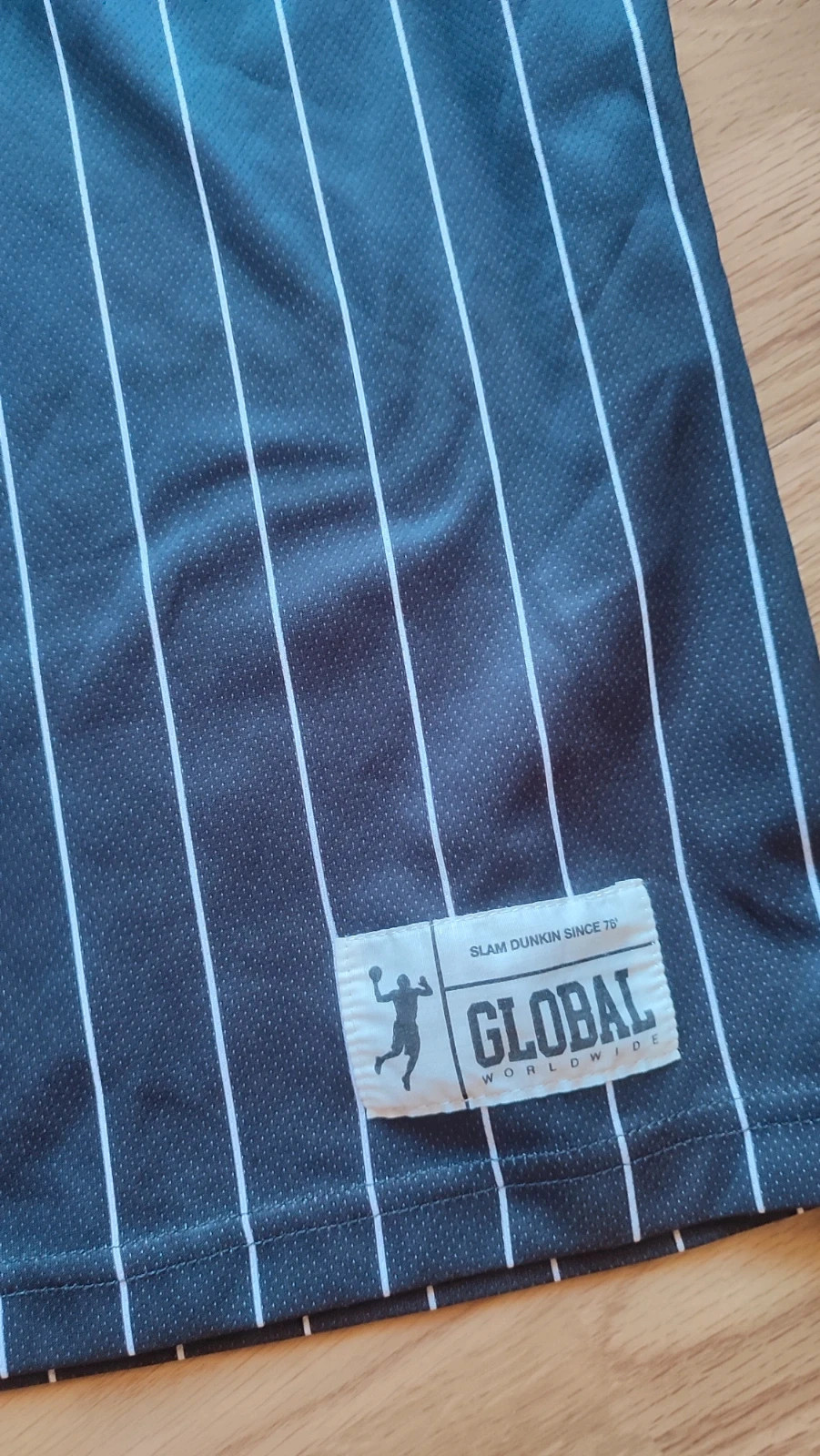 Camiseta estilo NBA negra con rayas | Talla M – Primark – taille M / 38 / 10 3