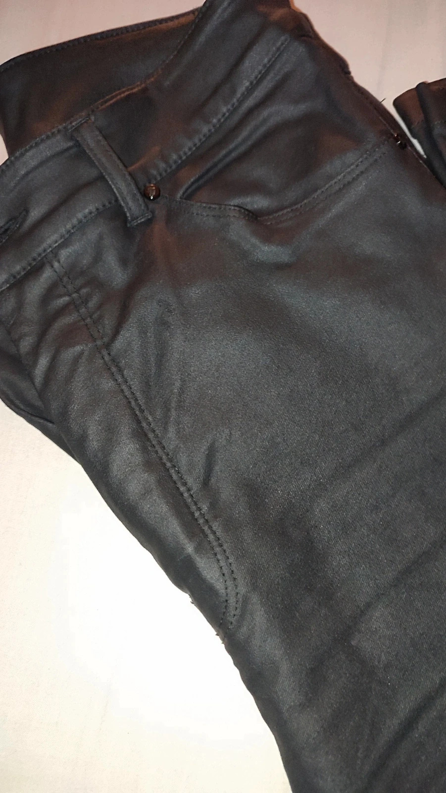 Pantalón efecto cuero – Springfield – taille M / 38 / 10 3