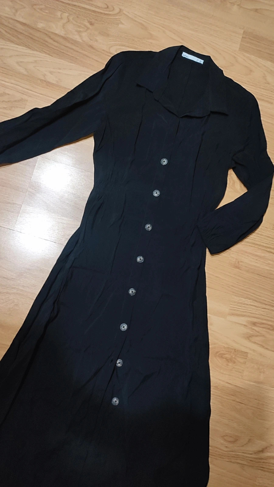 Vestido negro manga larga – Lefties – taille S / 36 / 8 3