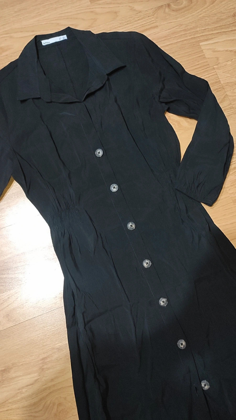 Vestido negro manga larga – Lefties – taille S / 36 / 8 2