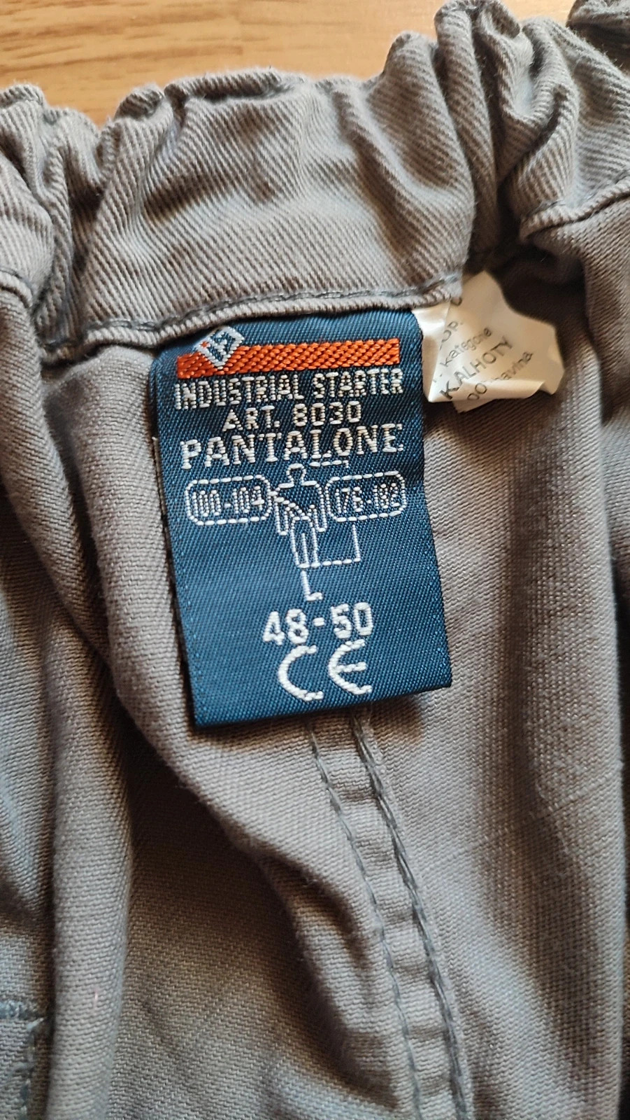 Pantalón de trabajo gris – industrial starter – taille L 4