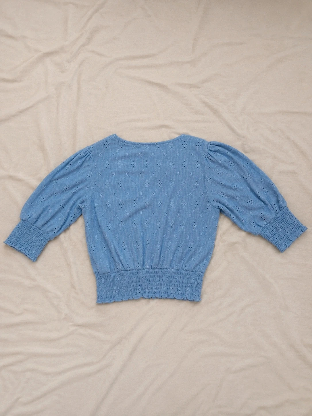 Pull&Bear top con mangas 3/4 lila – Pull & Bear – taille S / 36 / 8 3