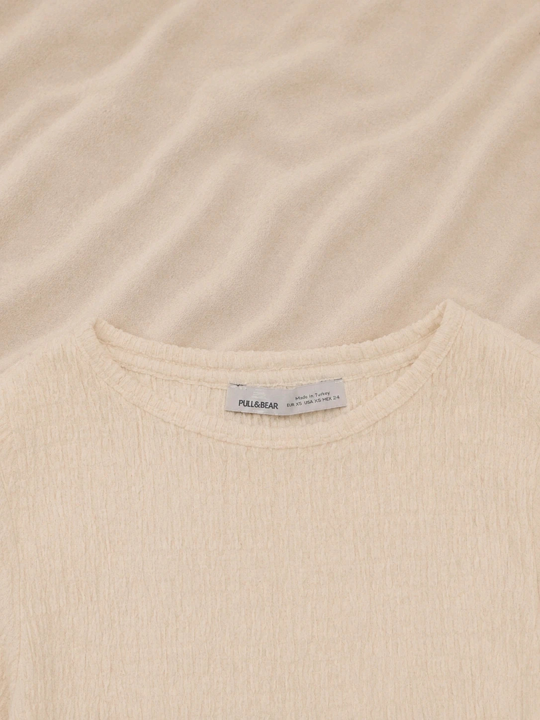 Pull&Bear top con mangas 3/4 amarillo claro – Pull & Bear – taille S / 36 / 8 4