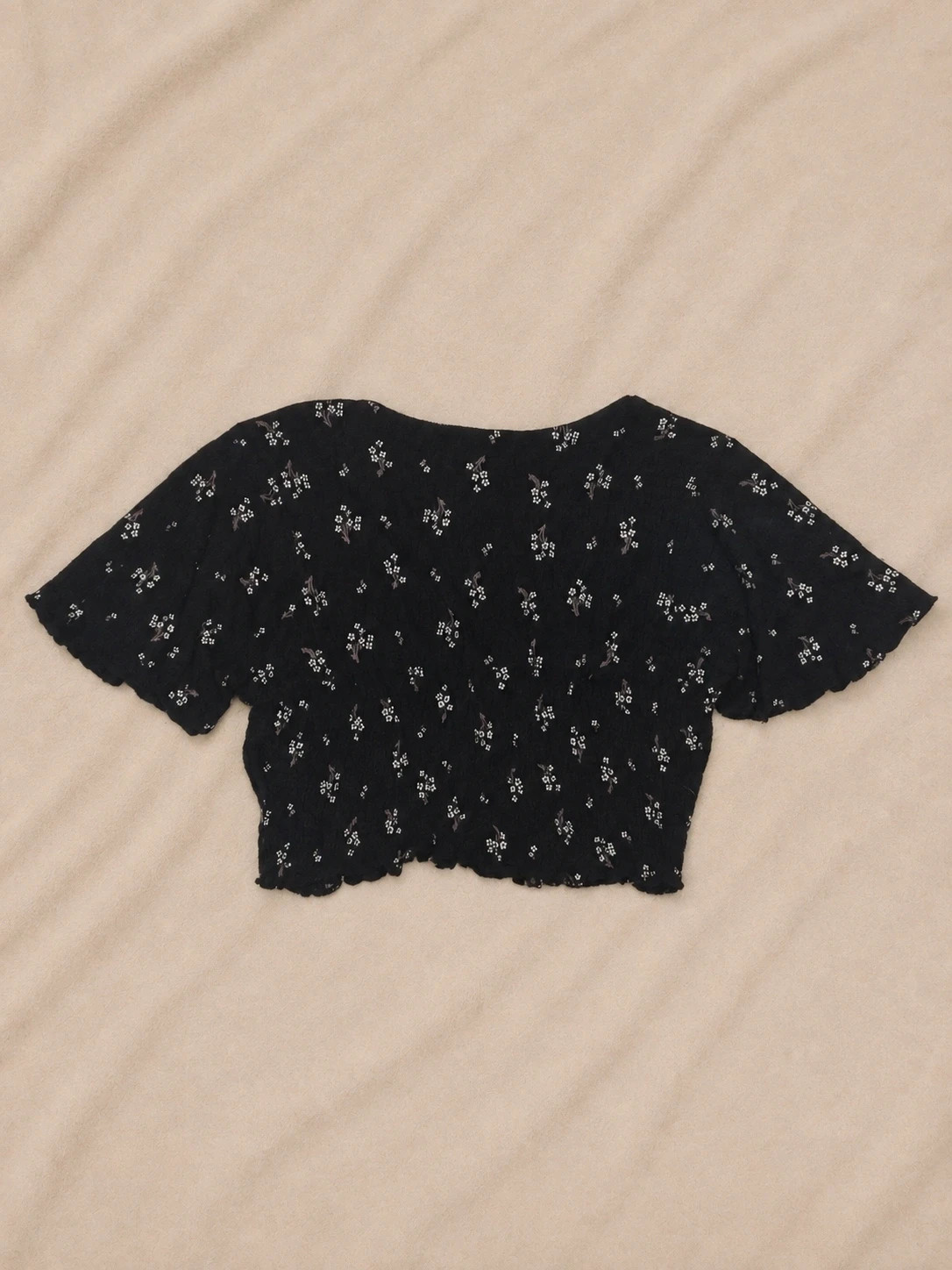 Inside blusa top con botones negra – Inside – taille S / 36 / 8 3