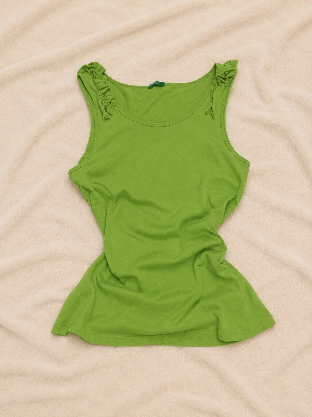 Benetton top sin mangas verde vintage – United Colors of Benetton – taille S / 36 / 8 2