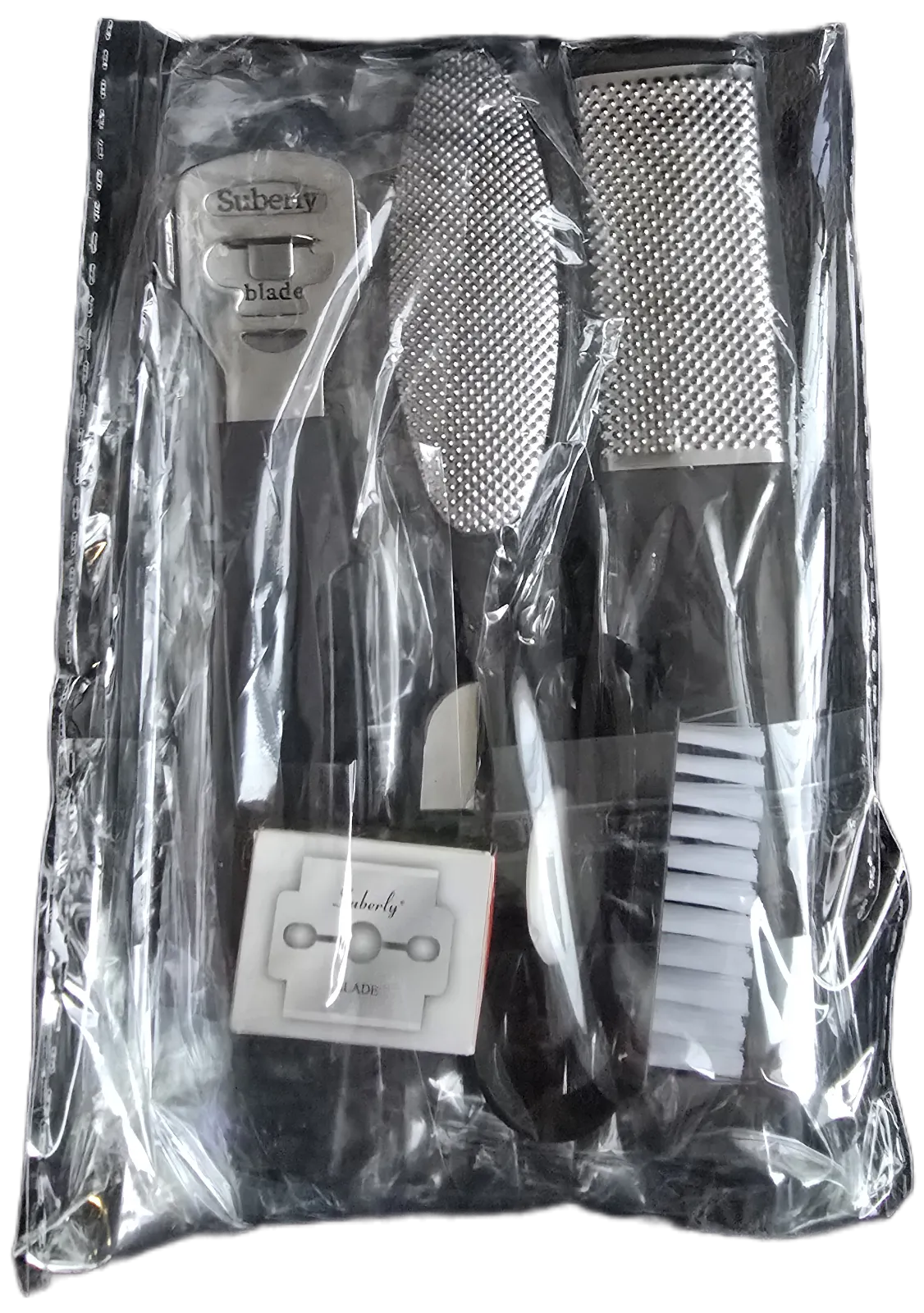 Rasoir électrique rechargeable noir avec accessoires 2