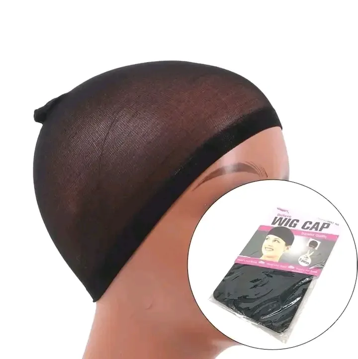 Bonnet filet cheveux noir extensible 2