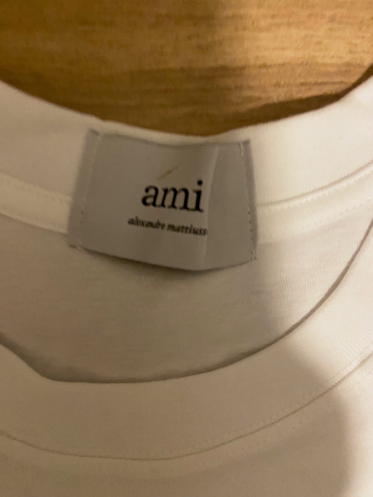 T-shirt blanc Ami Paris brodé – Ami Paris – taille L 2