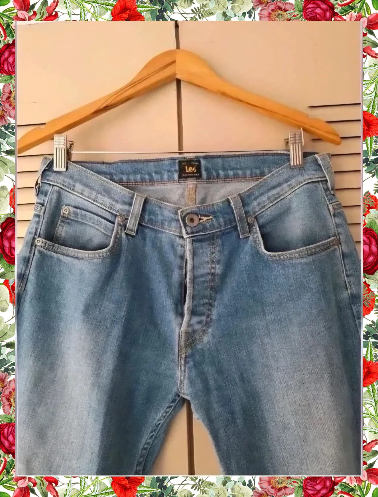 Vaqueros Lee Powell Slim Straight Azul Claro Lavado – Lee – taille W32 | FR 42 3
