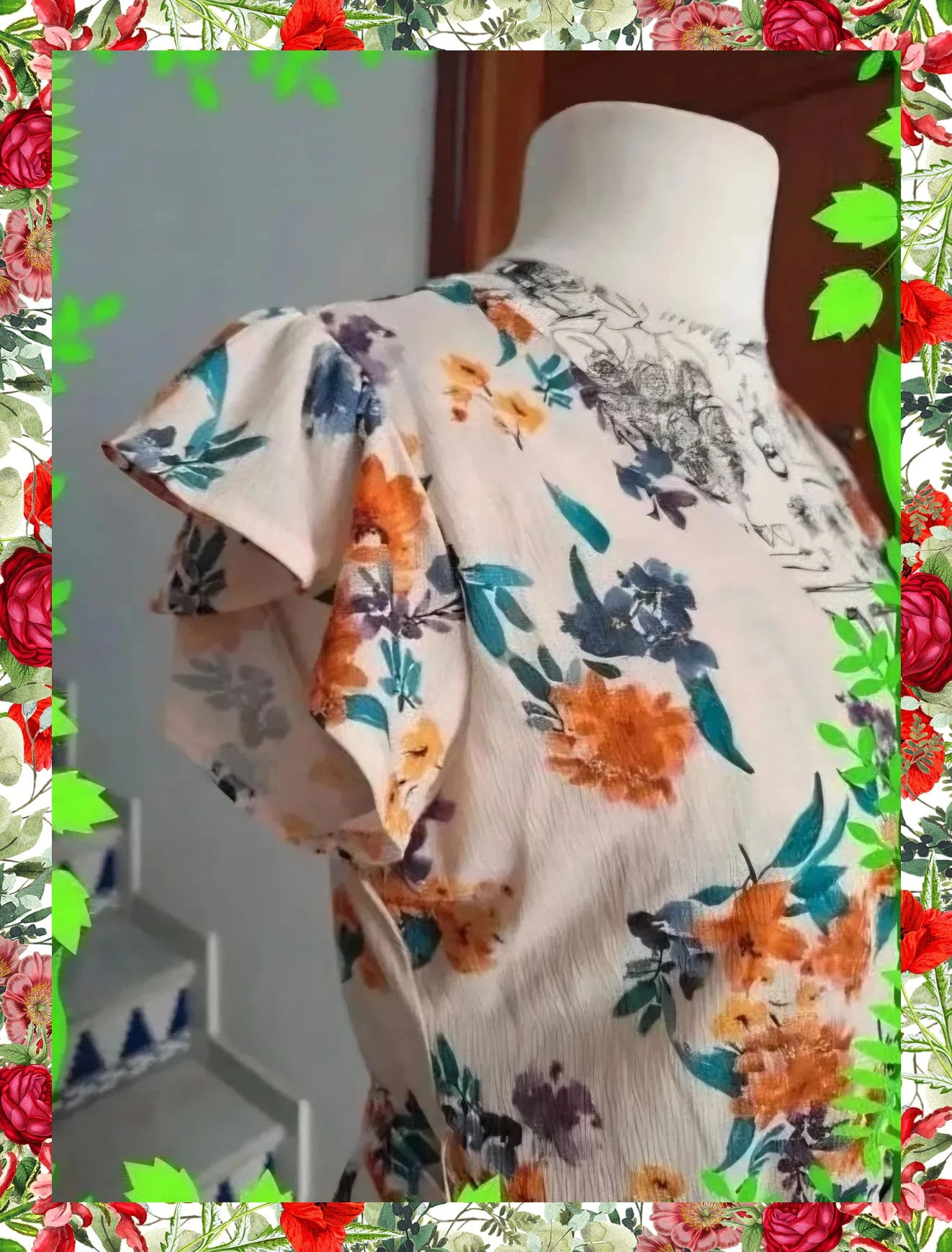 Vestido Midi Cruzado Floral Springfield Talla XL – Springfield – taille XL / 42 / 14 4