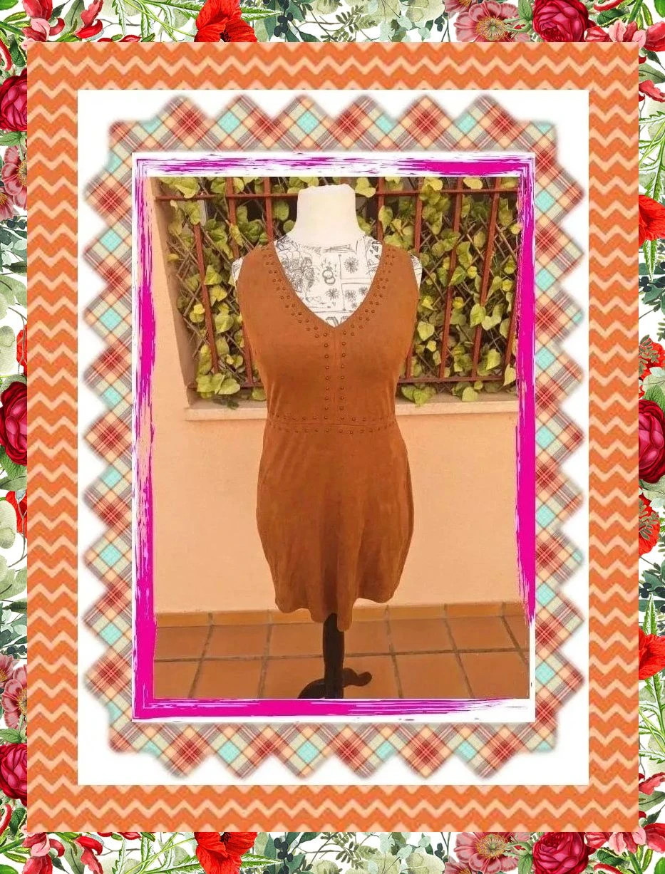 Vestido Antelina Camel - Stradivarius - Talla L – Stradivarius – taille L / 40 / 12